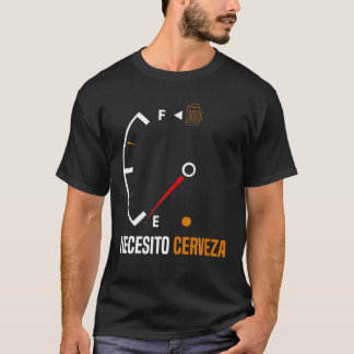 T-shirt Bière mexicaine Necesito Cerveza Cool