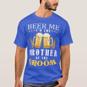 T-shirt Bière Moi Frère Du Mariage De L'Équipe De Boissons