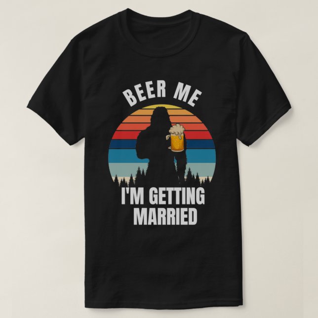 T-shirt Bière moi Ix27m se marier 11 (Design devant)