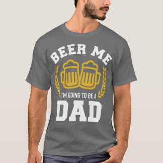 T-shirt Bière moi je vais être un bébé papa faire-part