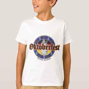 T-shirt Bière Oktoberfest et Pretzels