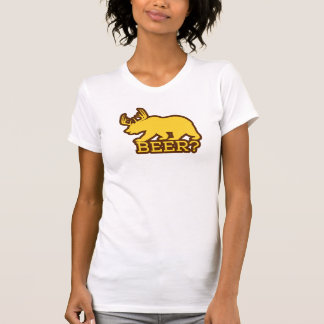 T-shirt Bière ? (ours d'amusement avec le logo