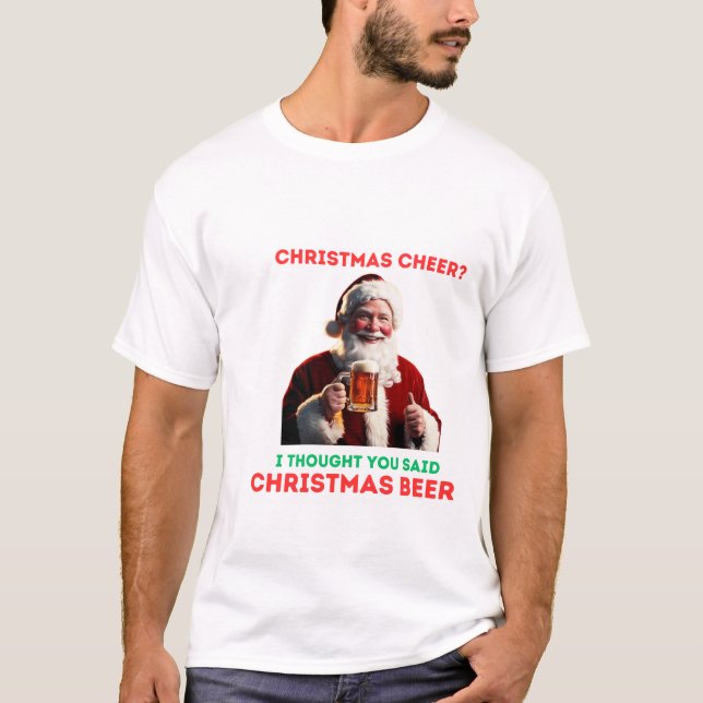 T-shirt Bière père Noël (Devant)