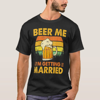 T-shirt Bière pour moi je me marie Hommes Marié Enterreme