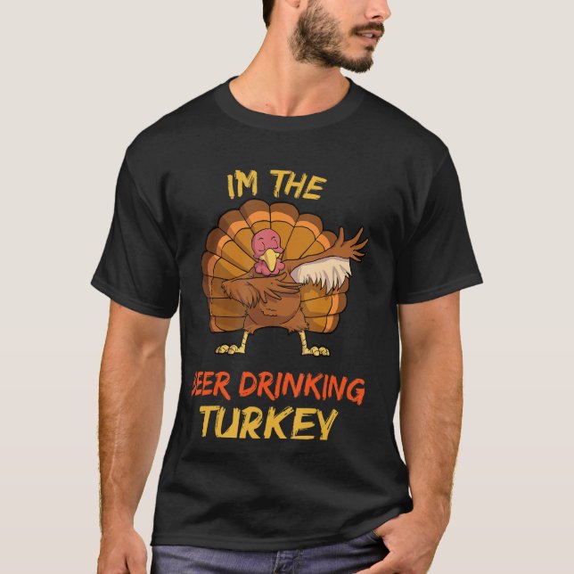 T-shirt Bière Turquie Correspondant Groupe Famille Thanksg (Devant)
