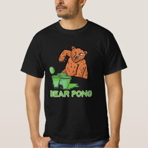 T-shirt Bière Un Bear Pong