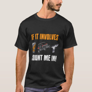 T-shirt Bière Utv Guns Lover Four Wheeler Quad Hors Route