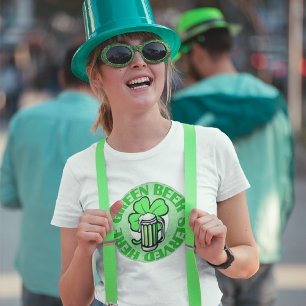 T-shirt Bière verte   Chemises de Fête St. Patrick