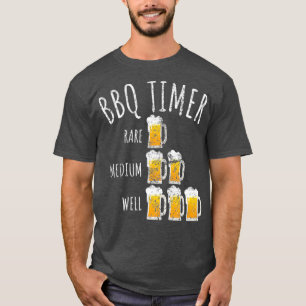 T-shirt Bière vintage pour barbecue Boire Grillation amusa