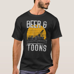 T-shirt Bière Vintage rétro et jouets, Pontoon Bateau Capi
