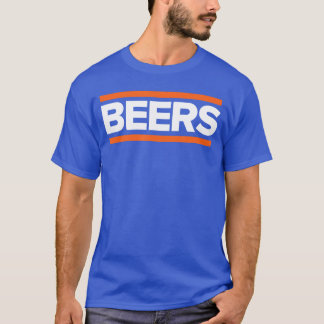 T-shirt BIÈRES Jour de bière de fête drôle de boisson Bleu