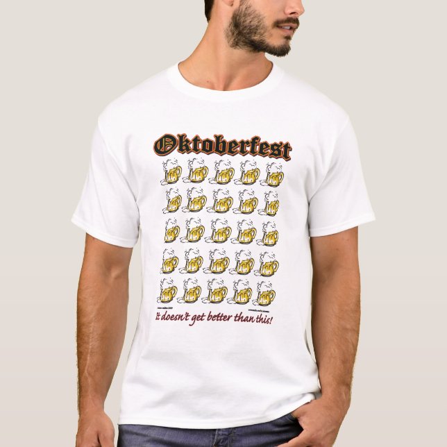 T-shirt Bières Oktoberfest / Fête allemande (Devant)
