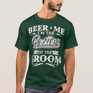 T-shirt Bières pour moi, je suis le frère du marié, buveur