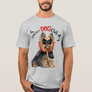 T-shirt Biewer Terrier Chien Vampire Chien Drôle Halloween