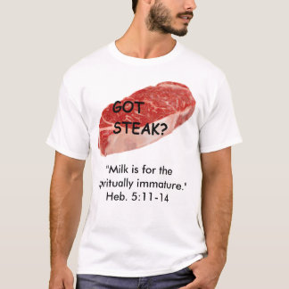 T-shirt Bifteck obtenu