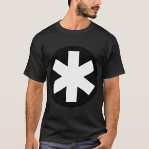 T-shirt Big Asterisk - noir et blanc