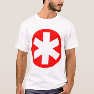 T-shirt Big Asterisk - Rouge et Blanc