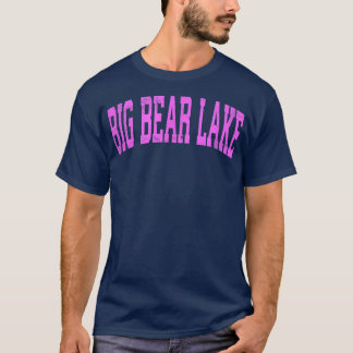 T-shirt Big Bear Lake California CA Sport sportif Vintage
