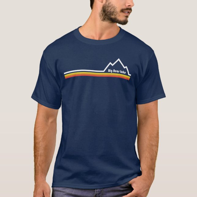 T-shirt Big Bear Lake Californie (Devant)