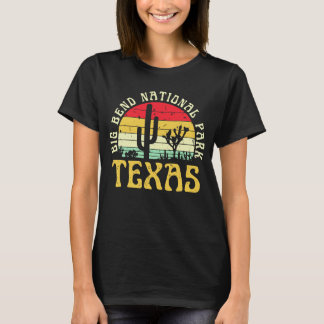 T-shirt Big Bend National Park Texas Desert Hiking Retro V
