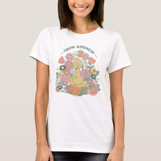 T-shirt Big Bird | Grow Kindness Floral Graphic (Devant)