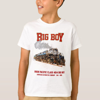 T-shirt Big Boy Train à vapeur Vintage Locomotive américai