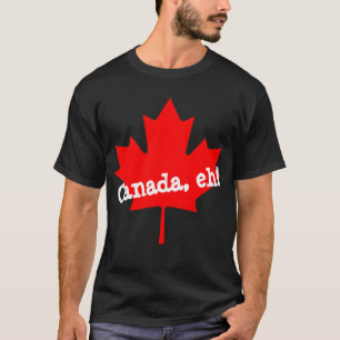 T-shirt Big Bright Red Maple Leaf Canada eh!