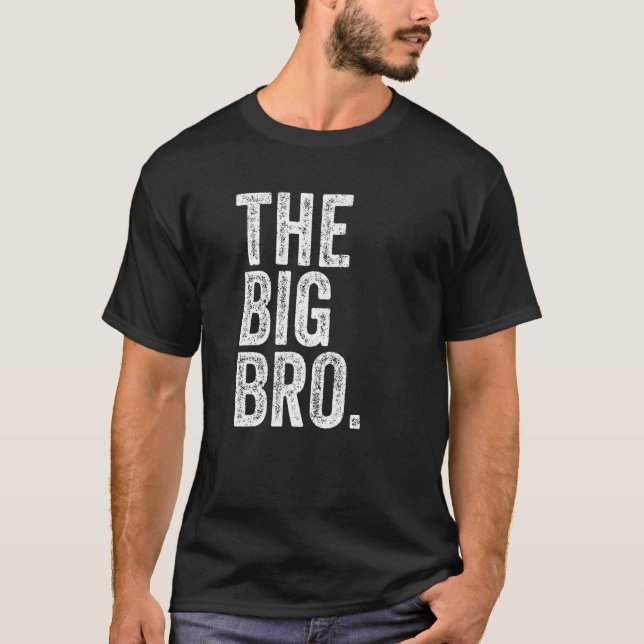 T-shirt Big Brother Best Big Brother Faire-part Funn (Devant)