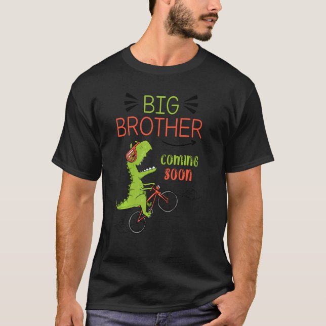 T-shirt Big Brother Bientôt Drôle Meilleure Nouvelle Ide D (Devant)