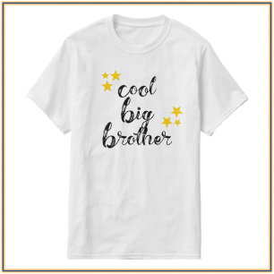 T-shirt Big Brother cool noir et or