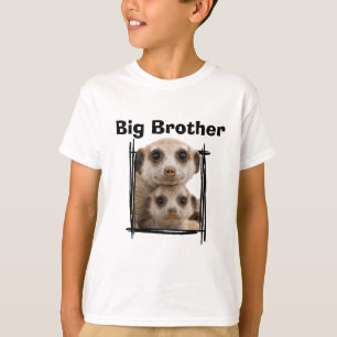 T-shirt Big Brother design meerkat mignon