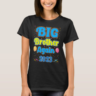 T-shirt Big Brother encore 2023 Faire-part bébé pour les g