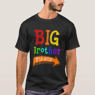T-shirt Big Brother Enfin Pour Les Garçons Et Les Frères A