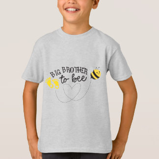 T-shirt Big Brother rustique au baby shower