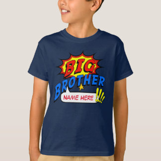 T-shirt Big Brother Superhero Custom