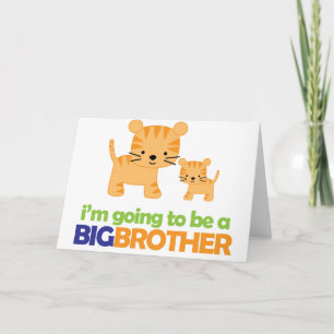 T-shirt Big Brother Tiger Faire-part de grossesse