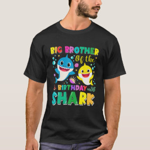 T-shirt Big Brothers Of The Birthday Sharks Bro Matching F