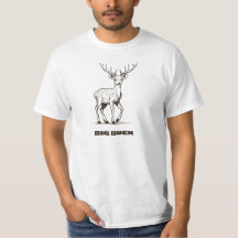 T-shirt Big Buck Hunting Deer Design
