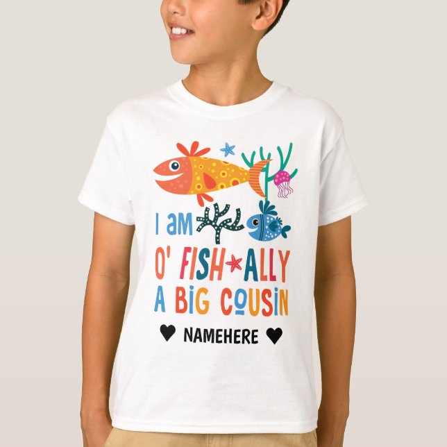 T-shirt Big Cousin - Officiellement un Big Cousin (Devant)