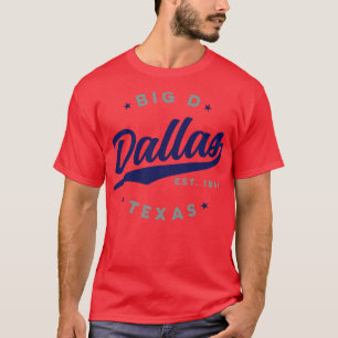 T-shirt Big D Dallas Texas