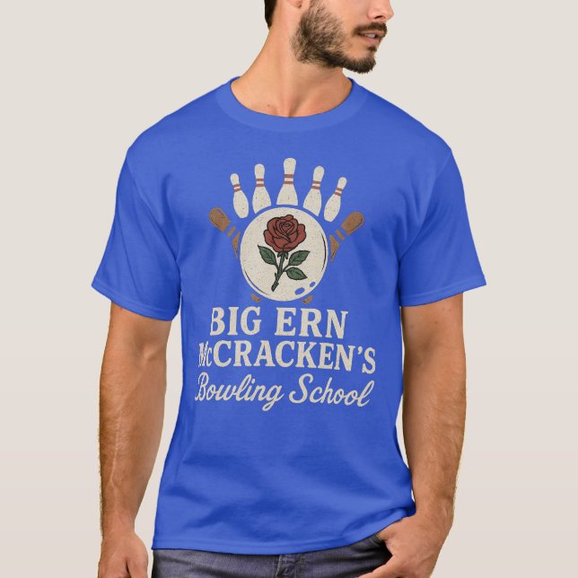 T-shirt Big Ern McCracken's Bowling School (Devant)