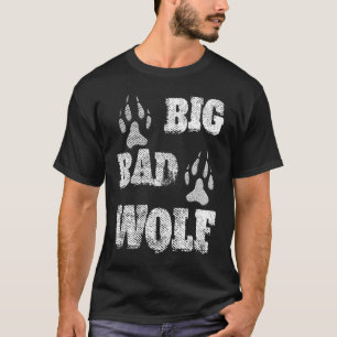 T-shirt BIG et méchant loup sans stress empreinte de patte