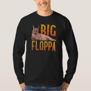 T-shirt Big Floppa mème mignonne chat caracal