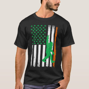 T-shirt Big Foot Jour de la Saint Patrick Femmes Patriote 