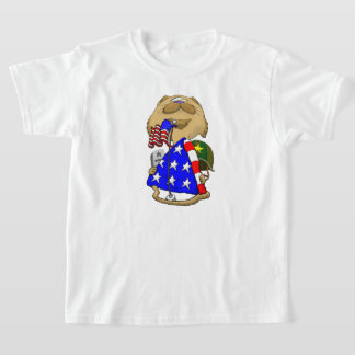 T-shirt Big Head Memorial Day Cat