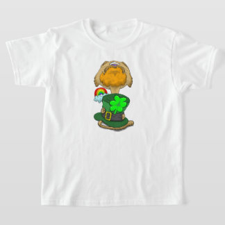 T-shirt Big Head St. Patrick's Day Cat