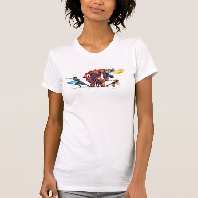 T-shirt Big Hero 6 Superheros (Devant)