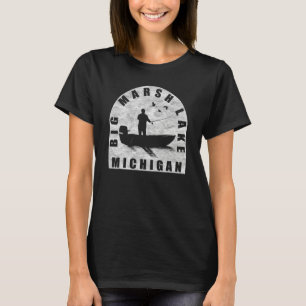 T-shirt Big Marsh Lake Fishing Michigan