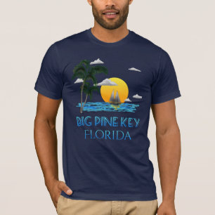 T-shirt Big Pine Key Florida Keys voile