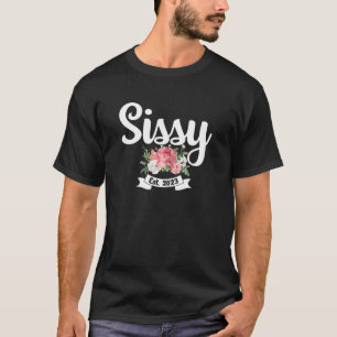 T-shirt Big Sis Est 2023 Baby Faire-part Nouvelle Grande S